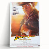 Retro Indiana Jones Last Crusade Poster Art - Vintage Adventure Prints
