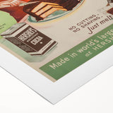 Retro Hershey's Cocoa Poster - Vintage Kitchen Wall Art