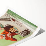 Retro Hershey's Cocoa Poster - Vintage Kitchen Wall Art