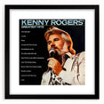 Retro Kenny Rogers Greatest Hits Poster - Vintage Wall Art