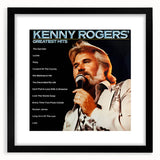 Retro Kenny Rogers Greatest Hits Poster - Vintage Wall Art