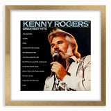 Retro Kenny Rogers Greatest Hits Poster - Vintage Wall Art