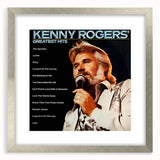 Retro Kenny Rogers Greatest Hits Poster - Vintage Wall Art