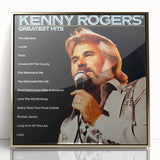 Retro Kenny Rogers Greatest Hits Poster - Vintage Wall Art