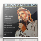 Retro Kenny Rogers Greatest Hits Poster - Vintage Wall Art
