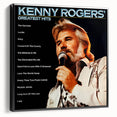 Retro Kenny Rogers Greatest Hits Poster - Vintage Wall Art