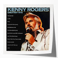 Retro Kenny Rogers Greatest Hits Poster - Vintage Wall Art