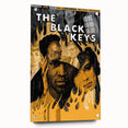 The Black Keys Concert Poster Art – Retro Rock Wall Decor