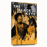 The Black Keys Concert Poster Art – Retro Rock Wall Decor