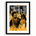 The Black Keys Concert Poster Art – Retro Rock Wall Decor