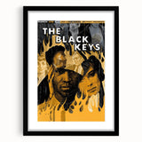 The Black Keys Concert Poster Art – Retro Rock Wall Decor
