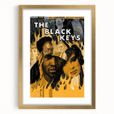 The Black Keys Concert Poster Art – Retro Rock Wall Decor