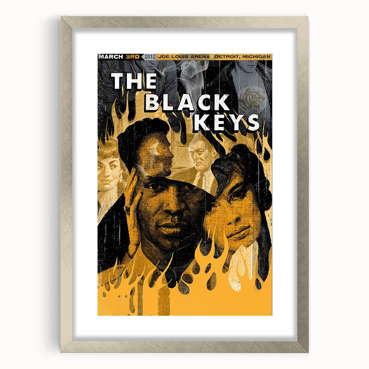 The Black Keys Concert Poster Art – Retro Rock Wall Decor