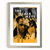 The Black Keys Concert Poster Art – Retro Rock Wall Decor