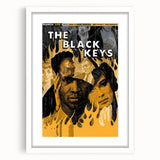 The Black Keys Concert Poster Art – Retro Rock Wall Decor