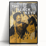 The Black Keys Concert Poster Art – Retro Rock Wall Decor