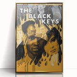 The Black Keys Concert Poster Art – Retro Rock Wall Decor