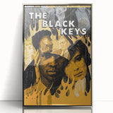 The Black Keys Concert Poster Art – Retro Rock Wall Decor