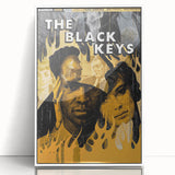 The Black Keys Concert Poster Art – Retro Rock Wall Decor