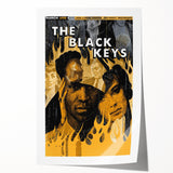 The Black Keys Concert Poster Art – Retro Rock Wall Decor