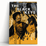 The Black Keys Concert Poster Art – Retro Rock Wall Decor
