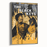 The Black Keys Concert Poster Art – Retro Rock Wall Decor