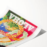 Retro Hawaii Aloha Travel Poster – Vintage Beach Art