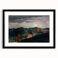 Dramatic Realism Seascape | Kissing the Moon by Winslow Homer Print