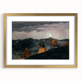Dramatic Realism Seascape | Kissing the Moon by Winslow Homer Print