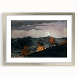 Dramatic Realism Seascape | Kissing the Moon by Winslow Homer Print