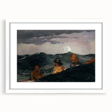 Dramatic Realism Seascape | Kissing the Moon by Winslow Homer Print