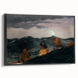 Dramatic Realism Seascape | Kissing the Moon by Winslow Homer Print
