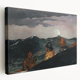 Dramatic Realism Seascape | Kissing the Moon by Winslow Homer Print