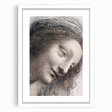 Leonardo da Vinci: The Head of the Virgin Renaissance Art Print