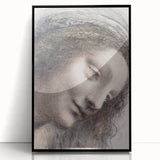 Leonardo da Vinci: The Head of the Virgin Renaissance Art Print