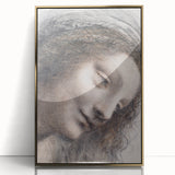 Leonardo da Vinci: The Head of the Virgin Renaissance Art Print