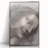 Leonardo da Vinci: The Head of the Virgin Renaissance Art Print