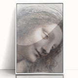 Leonardo da Vinci: The Head of the Virgin Renaissance Art Print