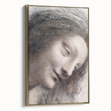 Leonardo da Vinci: The Head of the Virgin Renaissance Art Print