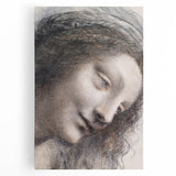 Leonardo da Vinci: The Head of the Virgin Renaissance Art Print