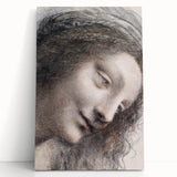 Leonardo da Vinci: The Head of the Virgin Renaissance Art Print