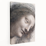 Leonardo da Vinci: The Head of the Virgin Renaissance Art Print