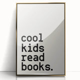 Cool Kids Read Books - Boys Room Wall Art Kids Wall Art Prints