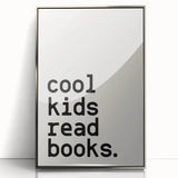 Cool Kids Read Books - Boys Room Wall Art Kids Wall Art Prints