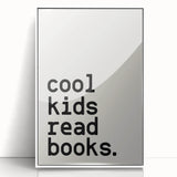 Cool Kids Read Books - Boys Room Wall Art Kids Wall Art Prints