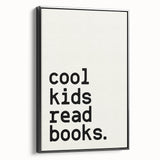 Cool Kids Read Books - Boys Room Wall Art Kids Wall Art Prints