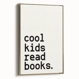 Cool Kids Read Books - Boys Room Wall Art Kids Wall Art Prints