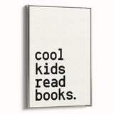 Cool Kids Read Books - Boys Room Wall Art Kids Wall Art Prints
