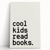 Cool Kids Read Books - Boys Room Wall Art Kids Wall Art Prints