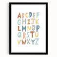 ABC Alphabet - Kids Educational Wall Art Pastel Learning Print